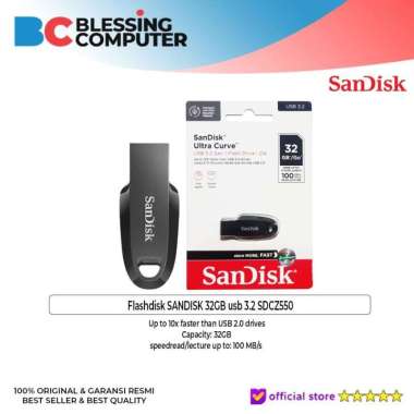 Flashdisk SANDISK 32GB usb 3.2 SDCZ550-032G-G46