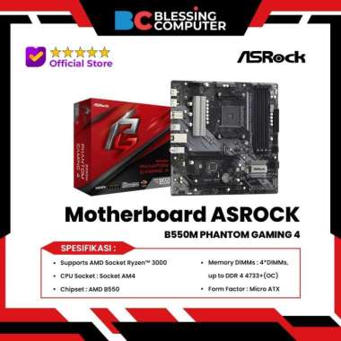 Motherboard ASROCK B550M PHANTOM GAMING 4