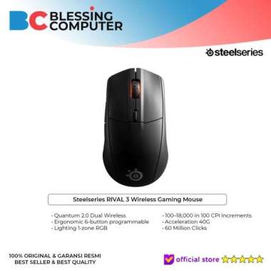 Mouse Gaming Steelseries Rival 3 Wireless / Gaming Mouse SteelSeries