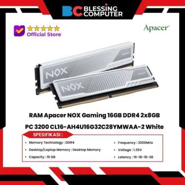 RAM Apacer NOX Gaming 16GB DDR4 2x8GB PC 3200 CL16