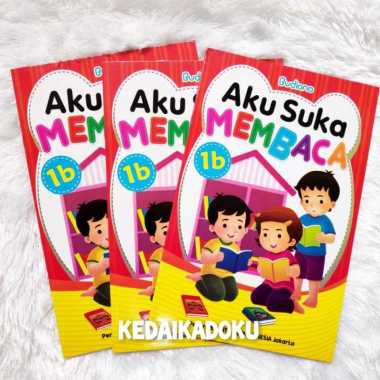 Buku Aku Suka Membaca - Buku Belajar Membaca TK SD Jilid 1B