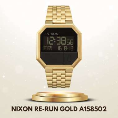 Nixon A158502 Re Run Gold - Jam Tangan Nixon Original