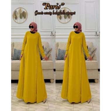 GAMIS CERUTY PAYET BELAH PREMIUM TERMEWAH BAJU GAMIS SERUTI CANTIK GAMIS LEBARAN WANITA TERBARU Ld11