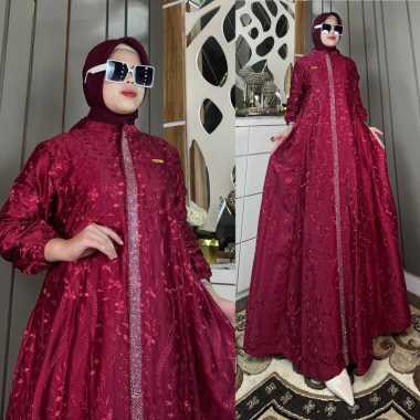 GAMIS SANTORINI BORDIR GAMIS BORDIR CANTIK DAN MEWAH GAMIS KEKINIAN KONDANGAN PESTA GAMIS VIRAL TERB