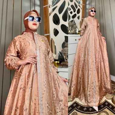 GAMIS SANTORINI BORDIR GAMIS BORDIR CANTIK DAN MEWAH GAMIS KEKINIAN KONDANGAN PESTA GAMIS VIRAL TERB