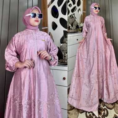 GAMIS SANTORINI BORDIR GAMIS BORDIR CANTIK DAN MEWAH GAMIS KEKINIAN KONDANGAN PESTA GAMIS VIRAL TERB