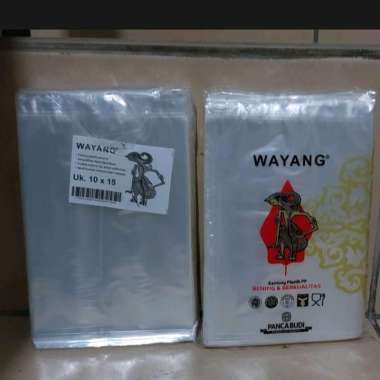 Plastik WAYANG PP 10X15 Bening 250 gram