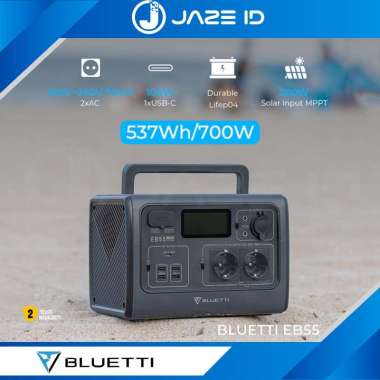 Bluetti EB55 Portable Power Station 700W Power Bank Besar Powerbank