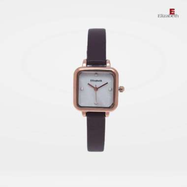 Elizabeth – Jam Tangan Wanita | Leather Strap 2200-0863 Black