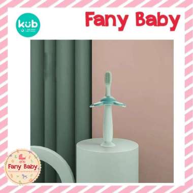 KUB ELEPHANT BABY - KIDS TOOTHBRUSH WITH 1 SPARE HEAD Green