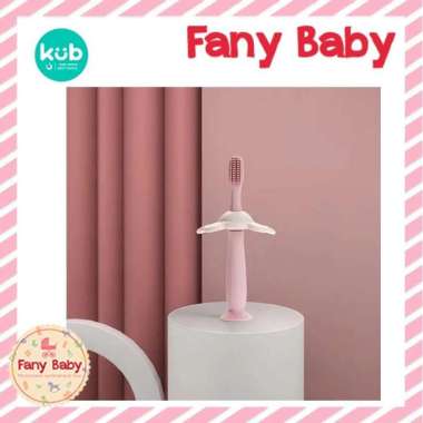 KUB ELEPHANT BABY - KIDS TOOTHBRUSH WITH 1 SPARE HEAD Pink