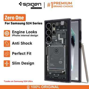 CASE GALAXY S24 ULTRA PLUS FE SPIGEN ULTRA HYBRID ZERO ONE MAGFIT ANTI SHOCK CRACK CASING S24 Zero O