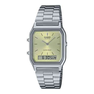 CASIO ORIGINAL - CASIO AQ-230A-9AMQYDF CASIO AQ 230A 9A - JAM TANGAN WANITA JAM WANITA NG - STAINLES