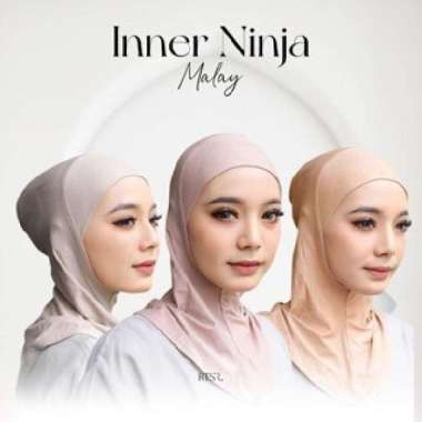 Inner Ninja Malay / Ciput Ninja / Daleman Kerudung Black