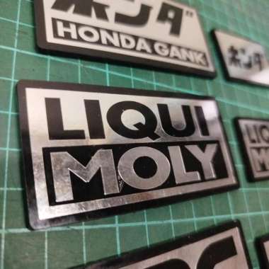 Emblem Hugger Airblade Sensor Akrilik Spakbor Kolong Vario 125 150 Honda Hugger 8 x 4 cm Honda Gank