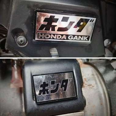 Emblem Hugger Airblade Sensor Akrilik Spakbor Kolong Vario 125 150 Honda SET Liqui Moli