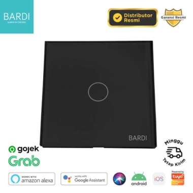 Bardi Smart Wall Switch EU 1 Gang – Black