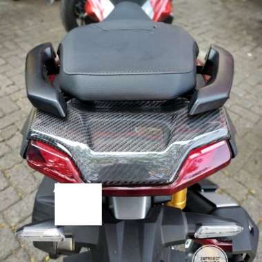 Cover ducktail carbon adv 160 carbon kevlar tutup lampu atas honda adv160