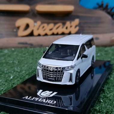Diecast Miniatur Toyota Alphard Aero Hobby Japan skala 1:64