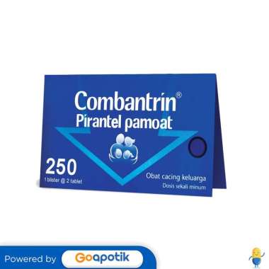 COMBANTRIN 250 MG STRIP 2 TABLET