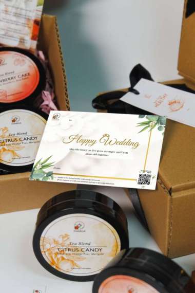 Hampers Parcel Gift Box Eksklusif - Artisan Honey & Tea Blend Svarga B Wedding