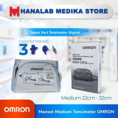 Manset Tensimeter Omron Ukuran M dan S / Manset Tensi / Omron / Cuff Manset M