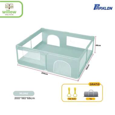 Pagar Bayi - Parklon Premium Soft Fence Green 180X200Cm