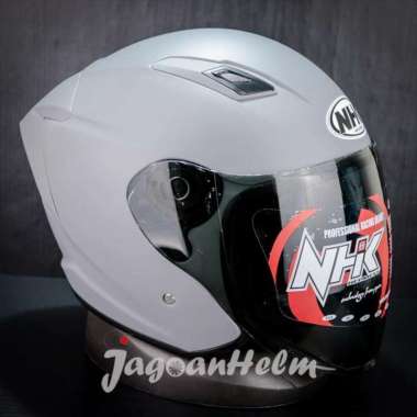 NHK R1 N-MAX ELITE SOLID DIM DOFF | SINGLE VISOR | HELMET HALFACE STANDART M