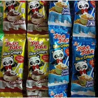 yale yale rice crispy coklat vanilla susu jajanan jadul Coklat