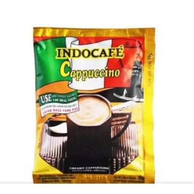 MINUMAN KOPI INDOCAFE CAPPUCINO SACHET 25GR