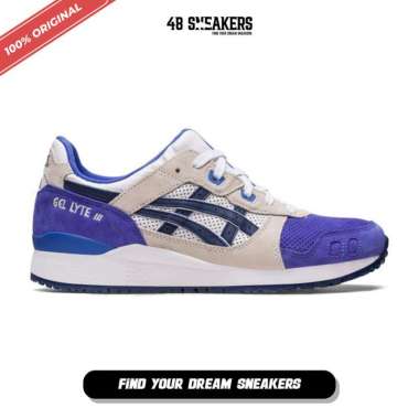 Sepatu Pria A S I C S Gel Lyte 3 OG 'Colored Toe Pack Sapphire' (1201A762-401) Original 43.5