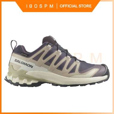 SALOMON - Women's Xa Pro 3D V9 Gore-Tex - Nine Iron / Oxford Tan / Alfalfa | Sepatu Trail Running Wa