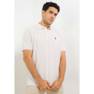 Hush Puppies Volta Polo Shirt (Misty Polo) Pria Beige M