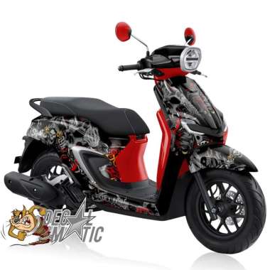 Decal Stylo 160 Full Body - Sticker full body wrap Variasi Skotlet full Honda Stilo 160 - Skull Fash