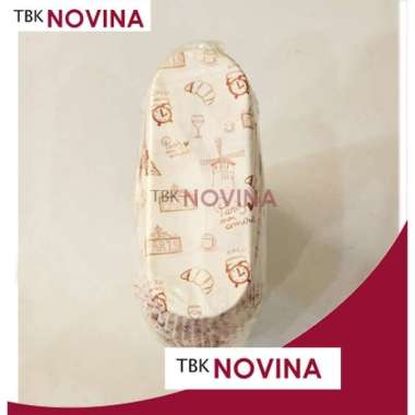 [200pcs] PAPER CUP CASE ROTI OVAL / KERTAS ALAS CUP ROTI LAMINASI / ALAS PANGGANG ROTI KINCIR OVAL P