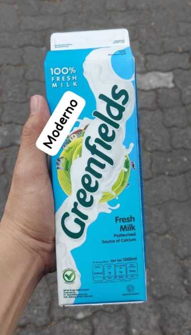 Susu Greenfields Fresh Milk 1 liter - plain