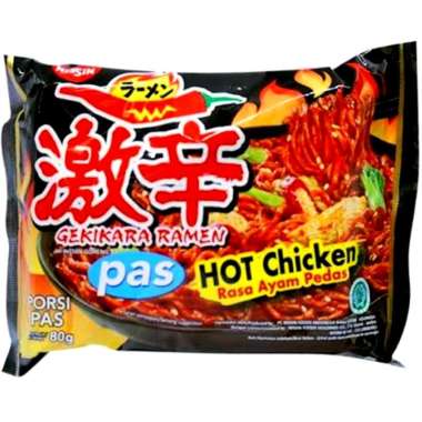 Nissin Gekikara Hot Ramen Porsi Pas Mie Instan hot chicken