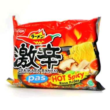 Nissin Gekikara Hot Ramen Porsi Pas Mie Instan hot spicy