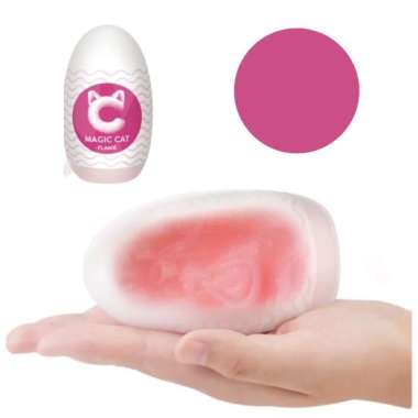 Magic Cat Reusable Portable Egg Cup Safe Soft Enjoy For Ma flame