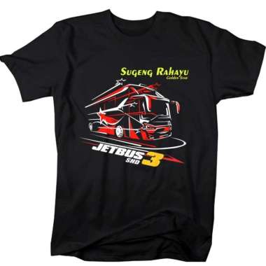 Kaos Tshirt Baju Murah Distro BUSMANIA Sugeng rahayu Golden Star Jetbus 3 SHD anak dewasa BUS Bis ma