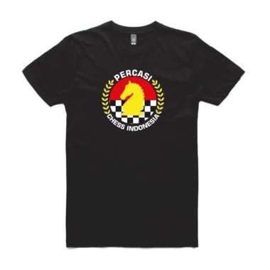 Kaos Tshirt Baju Murah Combed 30 Distro PERCASI Chess Persatuan Catur papan strategi olahraga Permai