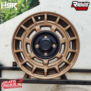 Produk HSR MENTAWAI R14 velg mobil avanza xenia kijang Lancer DLL rally look warna bronze