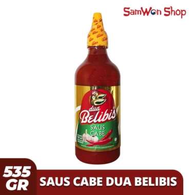 SAOS CABE BELIBIS BOTOL 535 ML - DUA BELIBIS SAOS SAMBAL ASLI