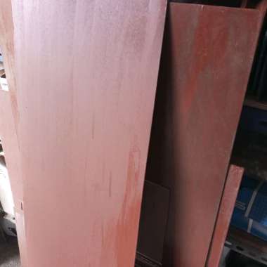 Plat besi iron sheet tebal 2 mm sudah dimeni 44,5 x 60,5 cm