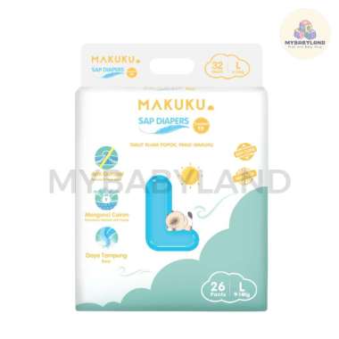 MAKUKU Sap Diapers Comfort Fit | MAKUKU Tape NB40 NB32 S30 | MAKUKU Pants M28 L26 XL24 XXL22 | Popok