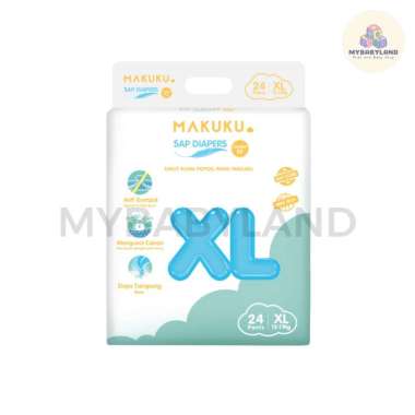 MAKUKU Sap Diapers Comfort Fit | MAKUKU Tape NB40 NB32 S30 | MAKUKU Pants M28 L26 XL24 XXL22 | Popok