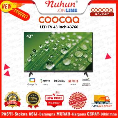 COOCAA 43 inch Smart TV 43Z66 - Digital TV - Android 11 - Youtube - Google Assistant