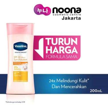 VASELINE LOTION HEALTHY BRIGHT SPF24 PA++ 200ML