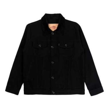 JAKET PRIA - NAKA CORDUROY BLACK COLLAR TRUCKER JACKET - JAKET TRUCKER M