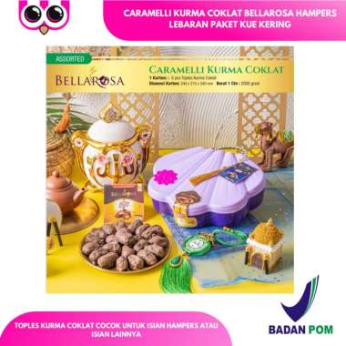 CARAMELLI KURMA COKLAT BELLAROSA HAMPERS PARSEL LEBARAN PAKET KURMA PARCEL KUE KERING